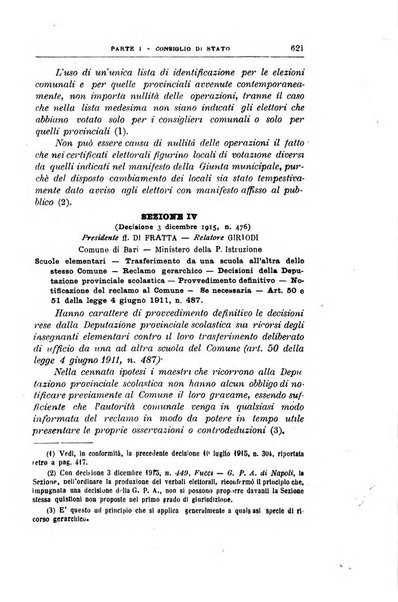 La giustizia amministrativa raccolta di decisioni e pareri del Consiglio di Stato, decisioni della Corte dei conti, sentenze della Cassazione di Roma, e decisioni delle Giunte provinciali amministrative