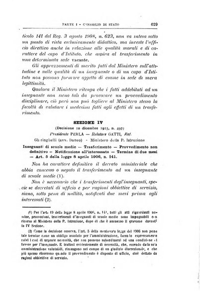 La giustizia amministrativa raccolta di decisioni e pareri del Consiglio di Stato, decisioni della Corte dei conti, sentenze della Cassazione di Roma, e decisioni delle Giunte provinciali amministrative