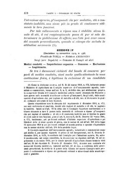 La giustizia amministrativa raccolta di decisioni e pareri del Consiglio di Stato, decisioni della Corte dei conti, sentenze della Cassazione di Roma, e decisioni delle Giunte provinciali amministrative