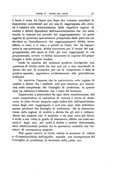 La giustizia amministrativa raccolta di decisioni e pareri del Consiglio di Stato, decisioni della Corte dei conti, sentenze della Cassazione di Roma, e decisioni delle Giunte provinciali amministrative