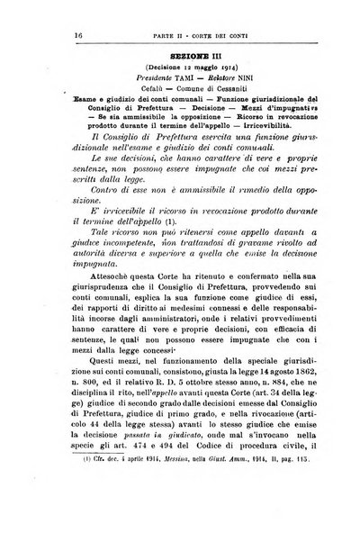 La giustizia amministrativa raccolta di decisioni e pareri del Consiglio di Stato, decisioni della Corte dei conti, sentenze della Cassazione di Roma, e decisioni delle Giunte provinciali amministrative