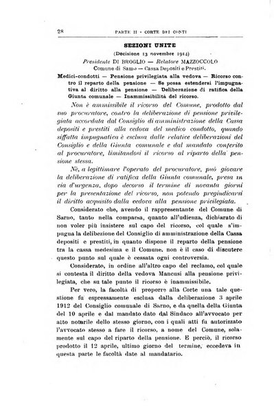 La giustizia amministrativa raccolta di decisioni e pareri del Consiglio di Stato, decisioni della Corte dei conti, sentenze della Cassazione di Roma, e decisioni delle Giunte provinciali amministrative