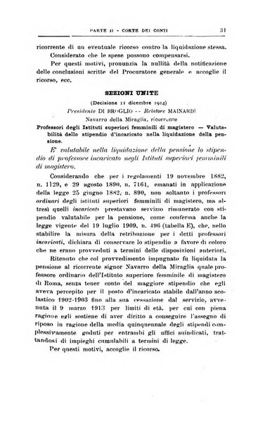 La giustizia amministrativa raccolta di decisioni e pareri del Consiglio di Stato, decisioni della Corte dei conti, sentenze della Cassazione di Roma, e decisioni delle Giunte provinciali amministrative