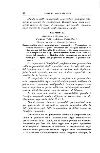 La giustizia amministrativa raccolta di decisioni e pareri del Consiglio di Stato, decisioni della Corte dei conti, sentenze della Cassazione di Roma, e decisioni delle Giunte provinciali amministrative