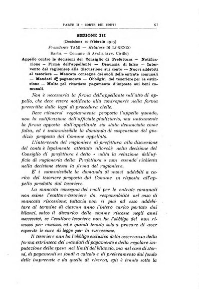 La giustizia amministrativa raccolta di decisioni e pareri del Consiglio di Stato, decisioni della Corte dei conti, sentenze della Cassazione di Roma, e decisioni delle Giunte provinciali amministrative