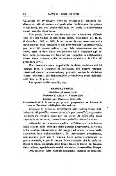 La giustizia amministrativa raccolta di decisioni e pareri del Consiglio di Stato, decisioni della Corte dei conti, sentenze della Cassazione di Roma, e decisioni delle Giunte provinciali amministrative