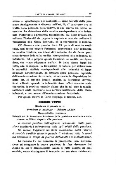 La giustizia amministrativa raccolta di decisioni e pareri del Consiglio di Stato, decisioni della Corte dei conti, sentenze della Cassazione di Roma, e decisioni delle Giunte provinciali amministrative