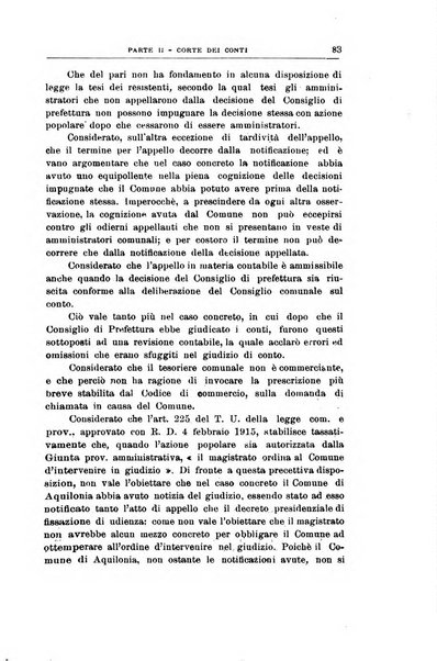 La giustizia amministrativa raccolta di decisioni e pareri del Consiglio di Stato, decisioni della Corte dei conti, sentenze della Cassazione di Roma, e decisioni delle Giunte provinciali amministrative