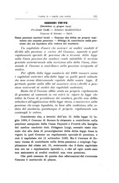 La giustizia amministrativa raccolta di decisioni e pareri del Consiglio di Stato, decisioni della Corte dei conti, sentenze della Cassazione di Roma, e decisioni delle Giunte provinciali amministrative