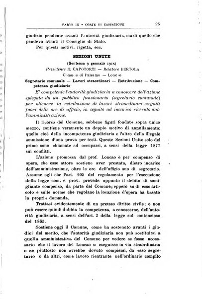 La giustizia amministrativa raccolta di decisioni e pareri del Consiglio di Stato, decisioni della Corte dei conti, sentenze della Cassazione di Roma, e decisioni delle Giunte provinciali amministrative