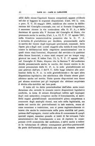 La giustizia amministrativa raccolta di decisioni e pareri del Consiglio di Stato, decisioni della Corte dei conti, sentenze della Cassazione di Roma, e decisioni delle Giunte provinciali amministrative