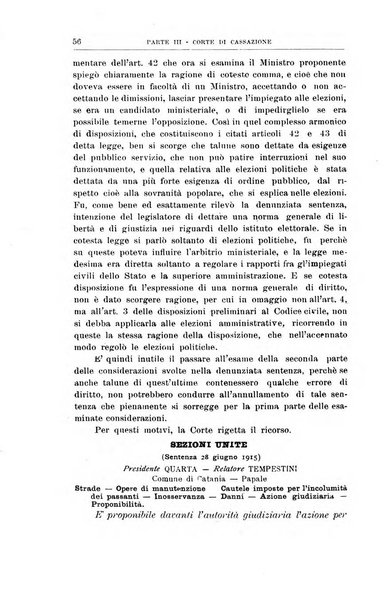 La giustizia amministrativa raccolta di decisioni e pareri del Consiglio di Stato, decisioni della Corte dei conti, sentenze della Cassazione di Roma, e decisioni delle Giunte provinciali amministrative