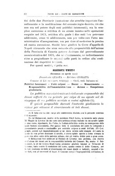 La giustizia amministrativa raccolta di decisioni e pareri del Consiglio di Stato, decisioni della Corte dei conti, sentenze della Cassazione di Roma, e decisioni delle Giunte provinciali amministrative