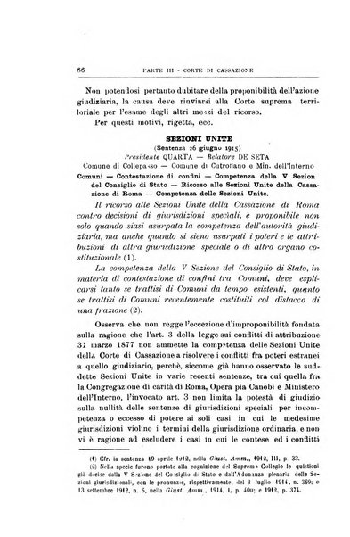 La giustizia amministrativa raccolta di decisioni e pareri del Consiglio di Stato, decisioni della Corte dei conti, sentenze della Cassazione di Roma, e decisioni delle Giunte provinciali amministrative