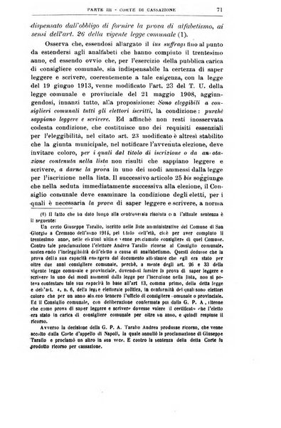 La giustizia amministrativa raccolta di decisioni e pareri del Consiglio di Stato, decisioni della Corte dei conti, sentenze della Cassazione di Roma, e decisioni delle Giunte provinciali amministrative