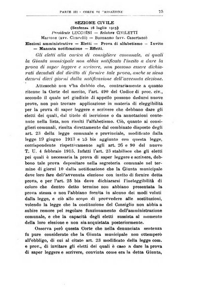 La giustizia amministrativa raccolta di decisioni e pareri del Consiglio di Stato, decisioni della Corte dei conti, sentenze della Cassazione di Roma, e decisioni delle Giunte provinciali amministrative