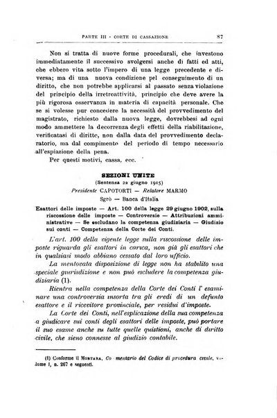 La giustizia amministrativa raccolta di decisioni e pareri del Consiglio di Stato, decisioni della Corte dei conti, sentenze della Cassazione di Roma, e decisioni delle Giunte provinciali amministrative