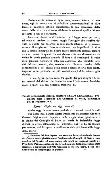 La giustizia amministrativa raccolta di decisioni e pareri del Consiglio di Stato, decisioni della Corte dei conti, sentenze della Cassazione di Roma, e decisioni delle Giunte provinciali amministrative