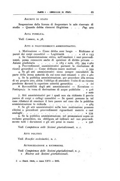 La giustizia amministrativa raccolta di decisioni e pareri del Consiglio di Stato, decisioni della Corte dei conti, sentenze della Cassazione di Roma, e decisioni delle Giunte provinciali amministrative