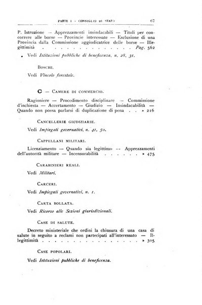 La giustizia amministrativa raccolta di decisioni e pareri del Consiglio di Stato, decisioni della Corte dei conti, sentenze della Cassazione di Roma, e decisioni delle Giunte provinciali amministrative