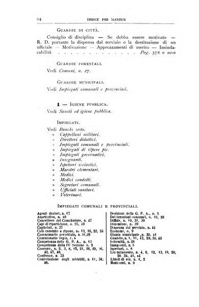 La giustizia amministrativa raccolta di decisioni e pareri del Consiglio di Stato, decisioni della Corte dei conti, sentenze della Cassazione di Roma, e decisioni delle Giunte provinciali amministrative