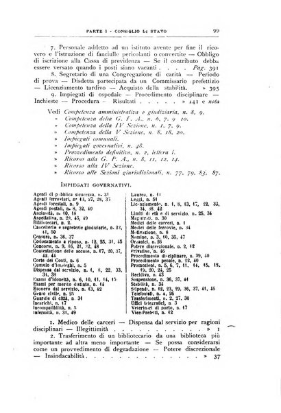 La giustizia amministrativa raccolta di decisioni e pareri del Consiglio di Stato, decisioni della Corte dei conti, sentenze della Cassazione di Roma, e decisioni delle Giunte provinciali amministrative