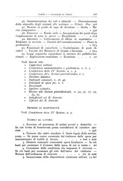 La giustizia amministrativa raccolta di decisioni e pareri del Consiglio di Stato, decisioni della Corte dei conti, sentenze della Cassazione di Roma, e decisioni delle Giunte provinciali amministrative