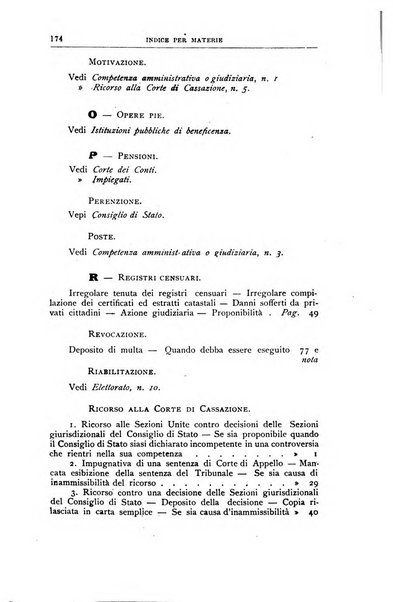 La giustizia amministrativa raccolta di decisioni e pareri del Consiglio di Stato, decisioni della Corte dei conti, sentenze della Cassazione di Roma, e decisioni delle Giunte provinciali amministrative