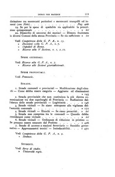 La giustizia amministrativa raccolta di decisioni e pareri del Consiglio di Stato, decisioni della Corte dei conti, sentenze della Cassazione di Roma, e decisioni delle Giunte provinciali amministrative