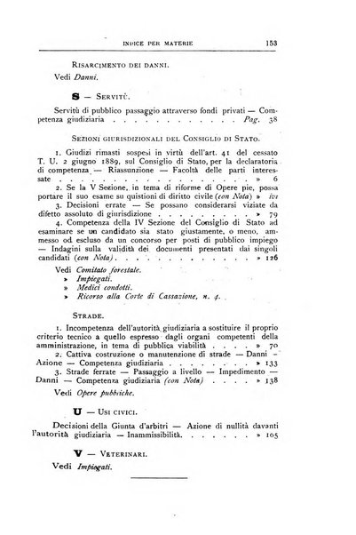 La giustizia amministrativa raccolta di decisioni e pareri del Consiglio di Stato, decisioni della Corte dei conti, sentenze della Cassazione di Roma, e decisioni delle Giunte provinciali amministrative