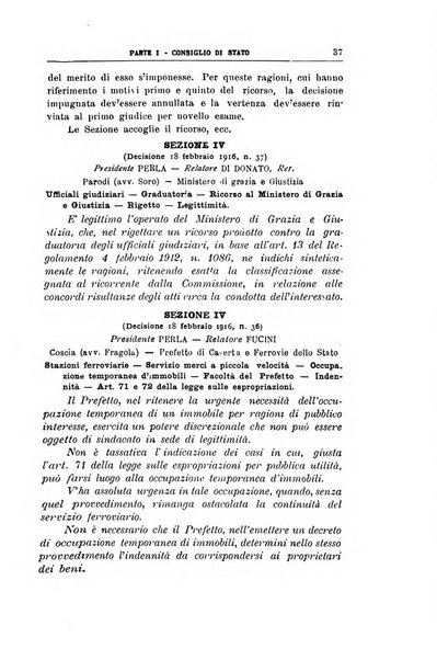 La giustizia amministrativa raccolta di decisioni e pareri del Consiglio di Stato, decisioni della Corte dei conti, sentenze della Cassazione di Roma, e decisioni delle Giunte provinciali amministrative