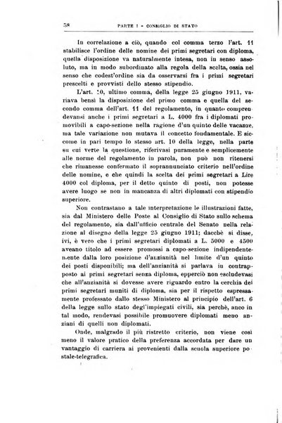 La giustizia amministrativa raccolta di decisioni e pareri del Consiglio di Stato, decisioni della Corte dei conti, sentenze della Cassazione di Roma, e decisioni delle Giunte provinciali amministrative