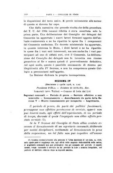 La giustizia amministrativa raccolta di decisioni e pareri del Consiglio di Stato, decisioni della Corte dei conti, sentenze della Cassazione di Roma, e decisioni delle Giunte provinciali amministrative