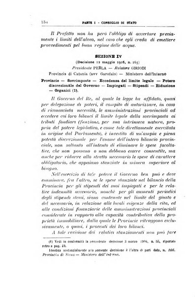 La giustizia amministrativa raccolta di decisioni e pareri del Consiglio di Stato, decisioni della Corte dei conti, sentenze della Cassazione di Roma, e decisioni delle Giunte provinciali amministrative