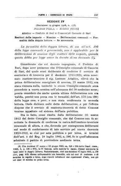 La giustizia amministrativa raccolta di decisioni e pareri del Consiglio di Stato, decisioni della Corte dei conti, sentenze della Cassazione di Roma, e decisioni delle Giunte provinciali amministrative