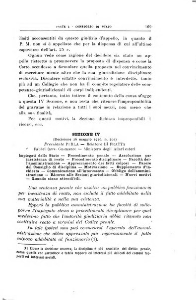 La giustizia amministrativa raccolta di decisioni e pareri del Consiglio di Stato, decisioni della Corte dei conti, sentenze della Cassazione di Roma, e decisioni delle Giunte provinciali amministrative