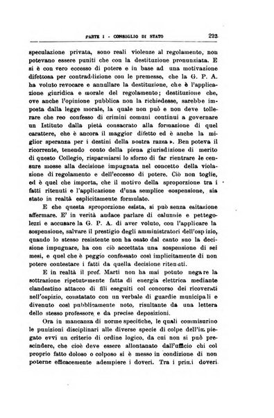 La giustizia amministrativa raccolta di decisioni e pareri del Consiglio di Stato, decisioni della Corte dei conti, sentenze della Cassazione di Roma, e decisioni delle Giunte provinciali amministrative