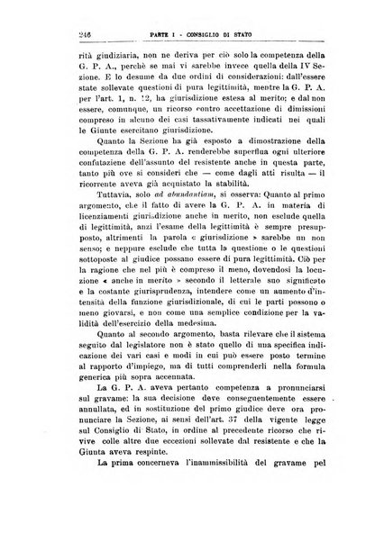 La giustizia amministrativa raccolta di decisioni e pareri del Consiglio di Stato, decisioni della Corte dei conti, sentenze della Cassazione di Roma, e decisioni delle Giunte provinciali amministrative