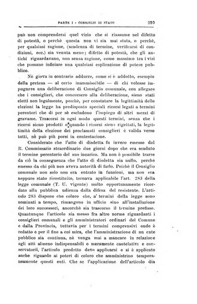 La giustizia amministrativa raccolta di decisioni e pareri del Consiglio di Stato, decisioni della Corte dei conti, sentenze della Cassazione di Roma, e decisioni delle Giunte provinciali amministrative