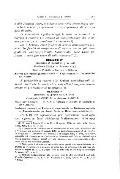 La giustizia amministrativa raccolta di decisioni e pareri del Consiglio di Stato, decisioni della Corte dei conti, sentenze della Cassazione di Roma, e decisioni delle Giunte provinciali amministrative