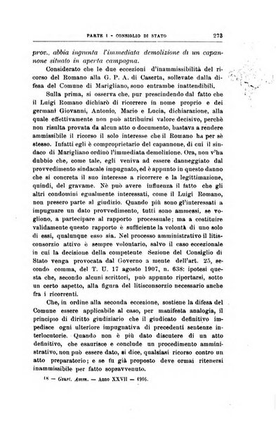 La giustizia amministrativa raccolta di decisioni e pareri del Consiglio di Stato, decisioni della Corte dei conti, sentenze della Cassazione di Roma, e decisioni delle Giunte provinciali amministrative