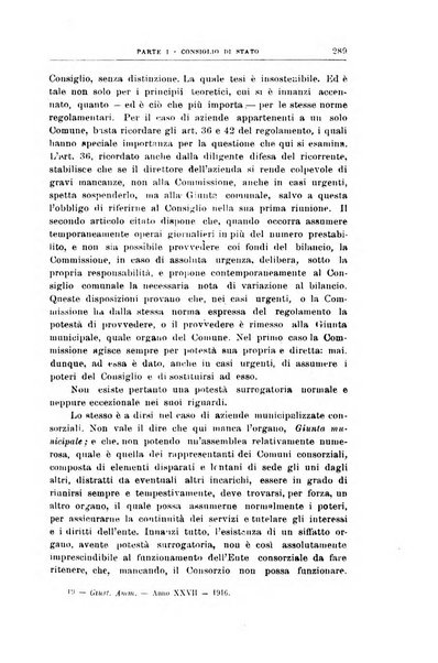 La giustizia amministrativa raccolta di decisioni e pareri del Consiglio di Stato, decisioni della Corte dei conti, sentenze della Cassazione di Roma, e decisioni delle Giunte provinciali amministrative