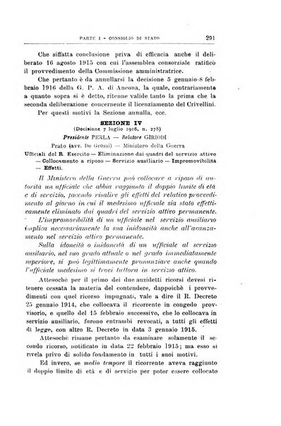 La giustizia amministrativa raccolta di decisioni e pareri del Consiglio di Stato, decisioni della Corte dei conti, sentenze della Cassazione di Roma, e decisioni delle Giunte provinciali amministrative