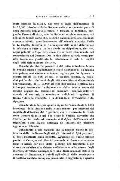 La giustizia amministrativa raccolta di decisioni e pareri del Consiglio di Stato, decisioni della Corte dei conti, sentenze della Cassazione di Roma, e decisioni delle Giunte provinciali amministrative