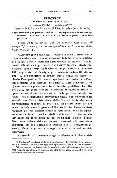 La giustizia amministrativa raccolta di decisioni e pareri del Consiglio di Stato, decisioni della Corte dei conti, sentenze della Cassazione di Roma, e decisioni delle Giunte provinciali amministrative