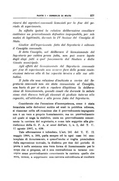 La giustizia amministrativa raccolta di decisioni e pareri del Consiglio di Stato, decisioni della Corte dei conti, sentenze della Cassazione di Roma, e decisioni delle Giunte provinciali amministrative