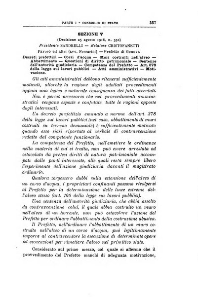 La giustizia amministrativa raccolta di decisioni e pareri del Consiglio di Stato, decisioni della Corte dei conti, sentenze della Cassazione di Roma, e decisioni delle Giunte provinciali amministrative