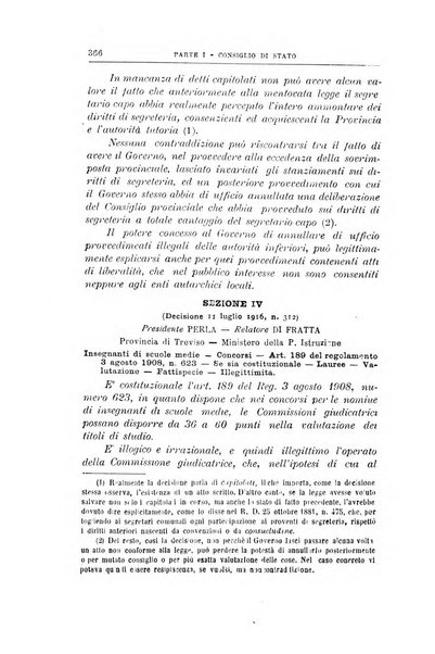 La giustizia amministrativa raccolta di decisioni e pareri del Consiglio di Stato, decisioni della Corte dei conti, sentenze della Cassazione di Roma, e decisioni delle Giunte provinciali amministrative