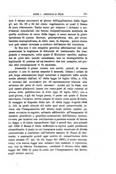 La giustizia amministrativa raccolta di decisioni e pareri del Consiglio di Stato, decisioni della Corte dei conti, sentenze della Cassazione di Roma, e decisioni delle Giunte provinciali amministrative