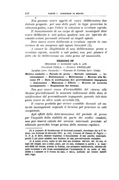 La giustizia amministrativa raccolta di decisioni e pareri del Consiglio di Stato, decisioni della Corte dei conti, sentenze della Cassazione di Roma, e decisioni delle Giunte provinciali amministrative